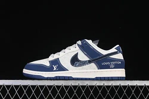 All categories Nk SB Dunk Series Nk SB Dunk Low High-end customized low-top sneakers Nike SB Dunk Low LV co-branded distressed denim hook Anniversary high-end customized low-top casual sneakers XS6089-631